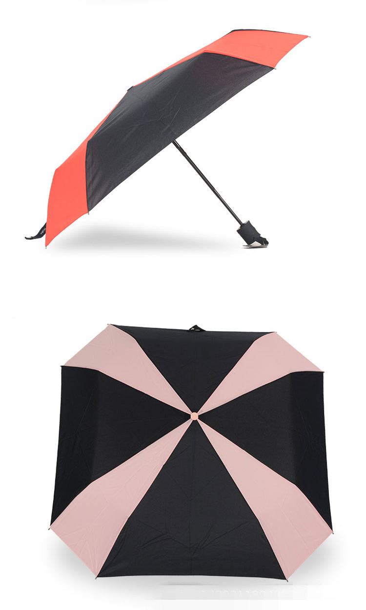 深圳雨伞自动 方形三折雨伞创意男女商务伞广告伞礼品伞定做logo