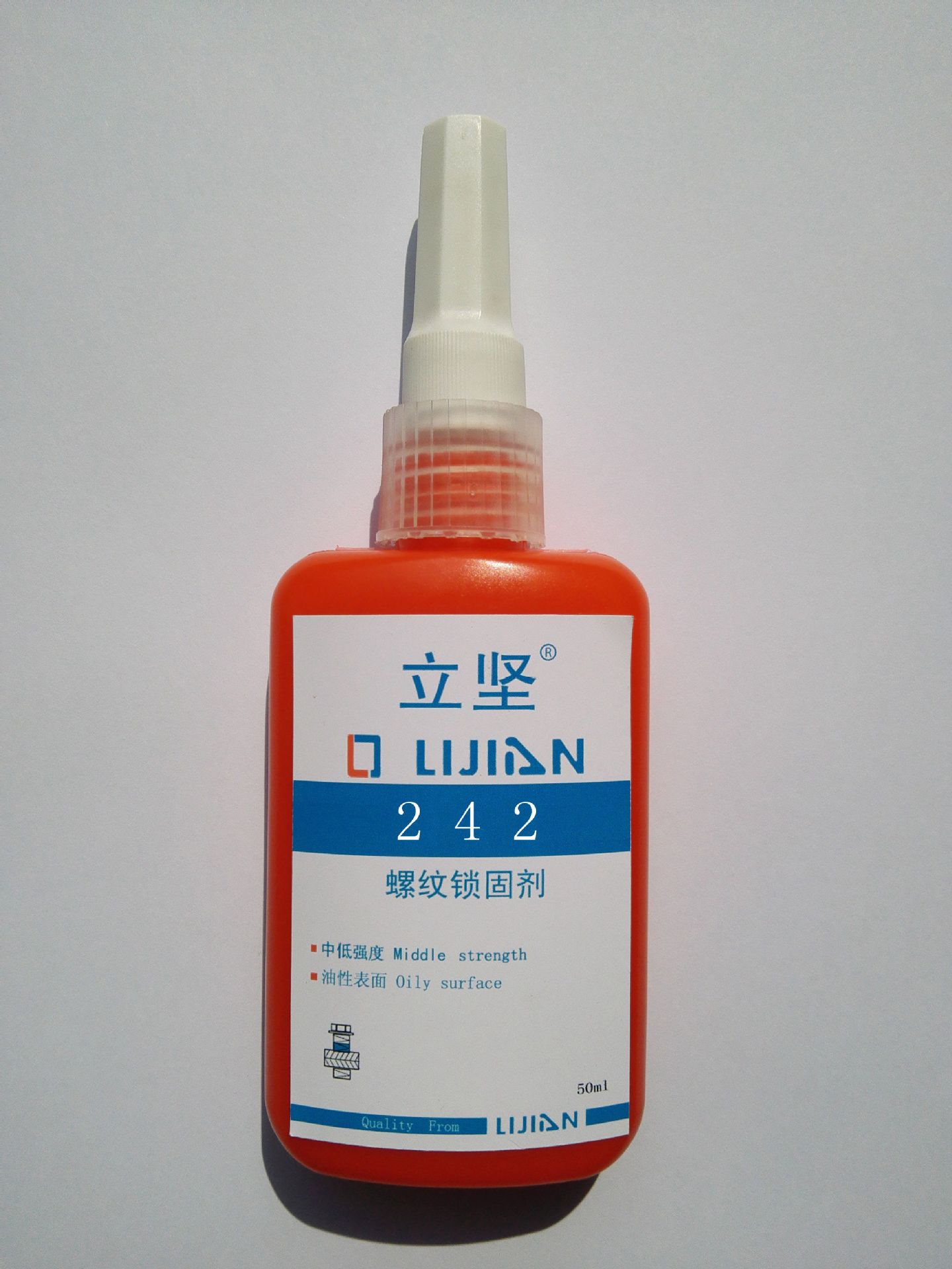 厌氧胶 耐油密封胶 螺纹胶 lj242 50ml