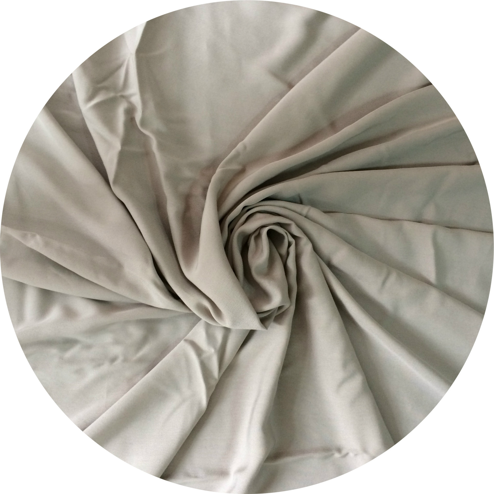 绵绸布料 夏季 30支人棉斜纹 卡其色 viscose 人造棉服装布 仁恩