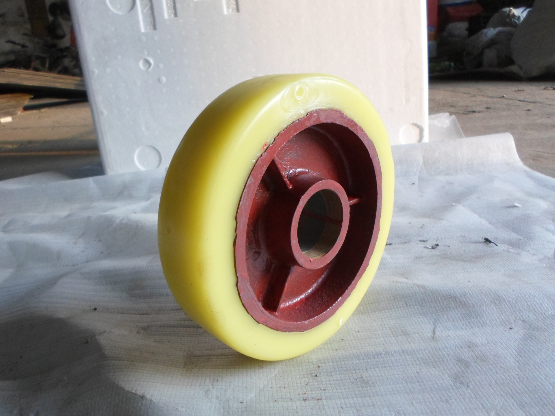 黄色重型轮8寸新尼牙轮单轮牙轮万向脚轮量大从优