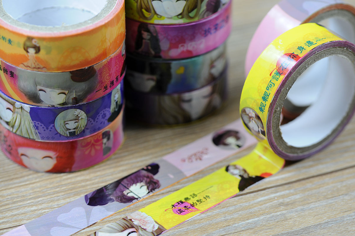 花花款 卡通美女人物胶带 1.5cm*1