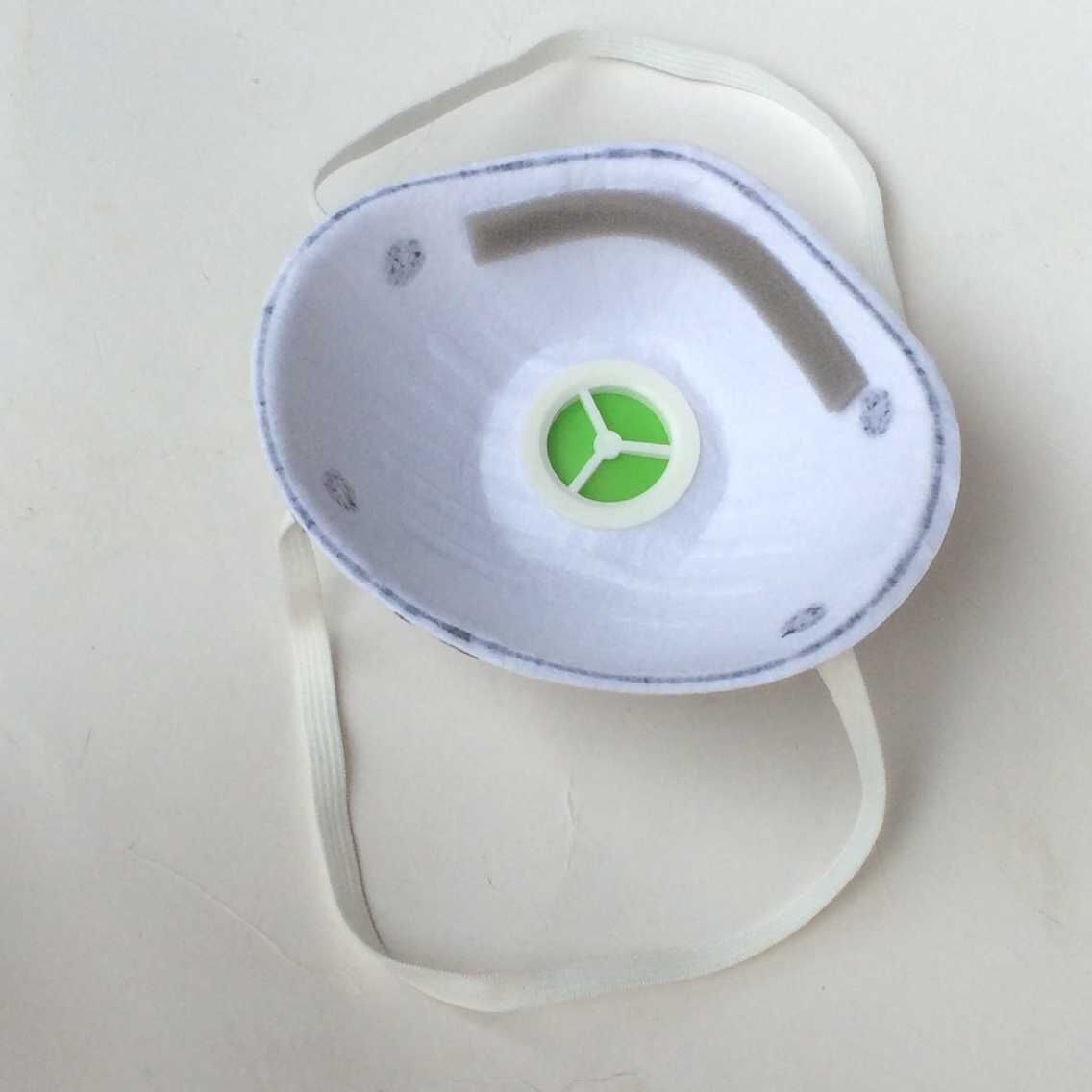 保为康n9597杯型带阀活性炭口罩/防甲醛/防油喷漆专用/防毒口罩