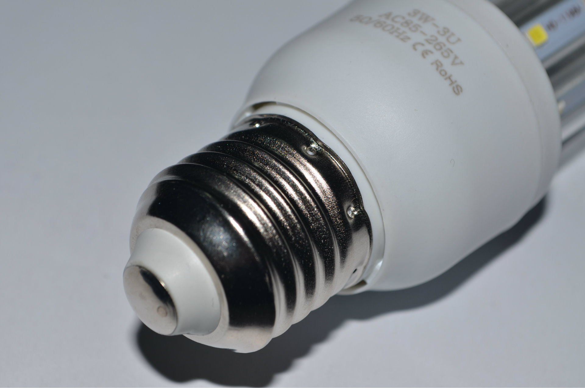 节能灯白光暖光螺旋3u4u三基色节能灯泡e27大螺口u型灯管