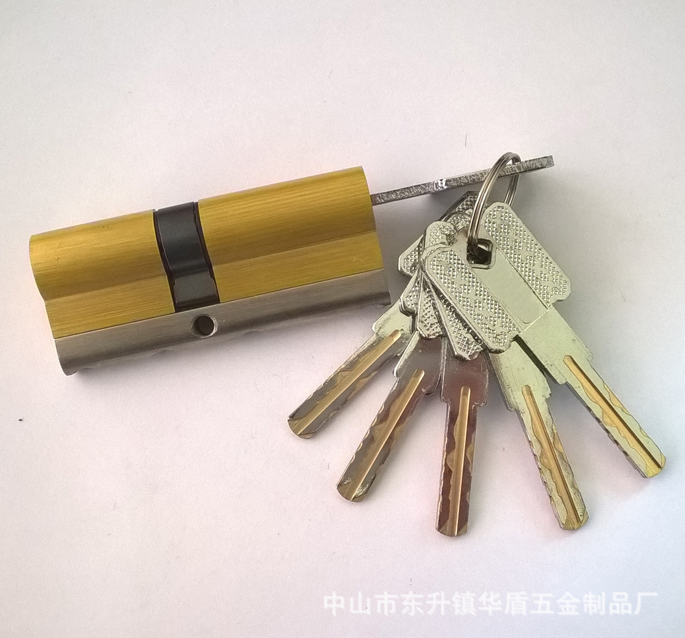 空转超c级防打断插芯锁芯 4面正反叶片锁芯 中山小榄锁芯