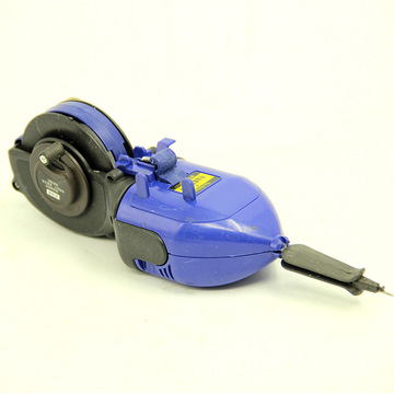 打线墨斗塑料墨斗手动墨斗划线器蓝色手卷墨斗蓝色大手卷墨斗画线