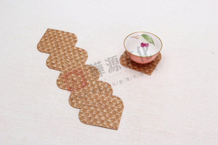 5cm 纸编创意环保餐垫 时尚高档杯垫 - 编织批发交易网