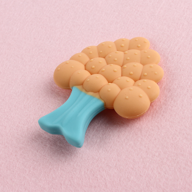 小土豆婴儿按摩牙胶 宝宝磨牙棒咬胶玩具磨牙胶硅胶乳牙刷胶hy612