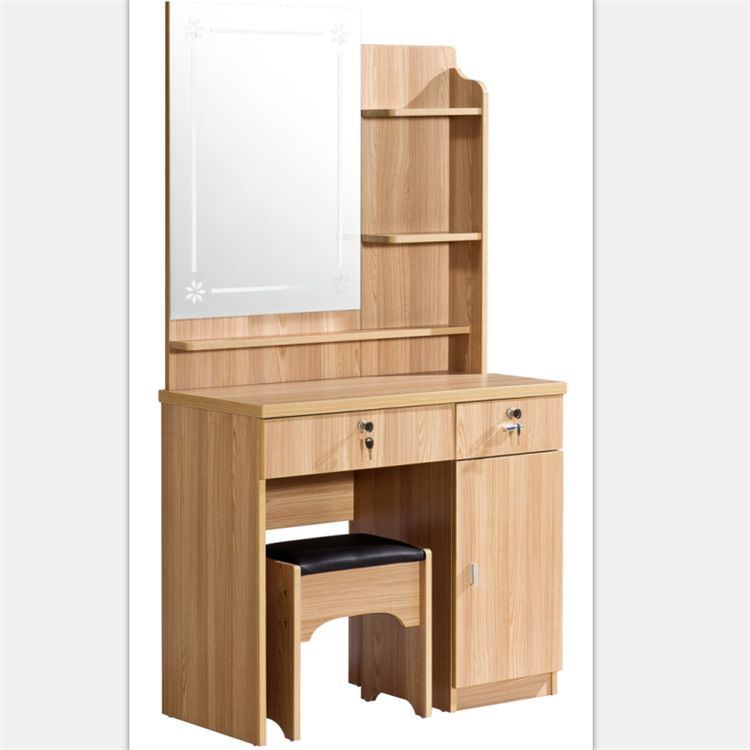 佛山厂家 板式妆台 优质梳妆台 中式现代化妆桌 含妆凳