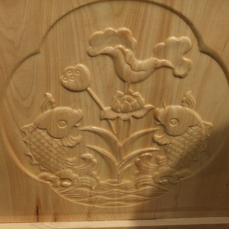 5m新款雕花实木床头床尾 高品质实木床家具