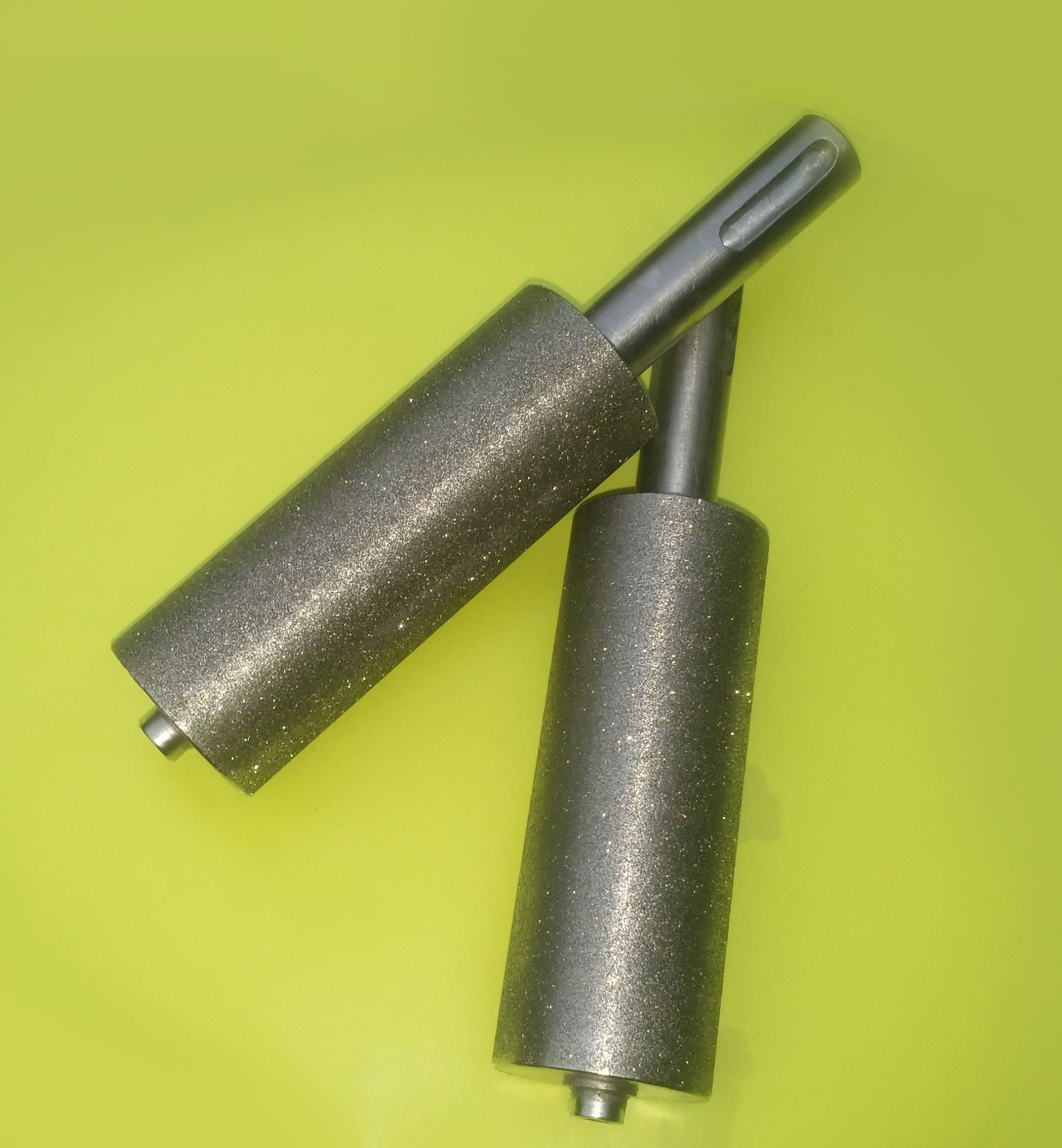 电镀金刚石拉纸滚轮传送纸张金刚磨轮带柄拉签修整成型轮研磨轮