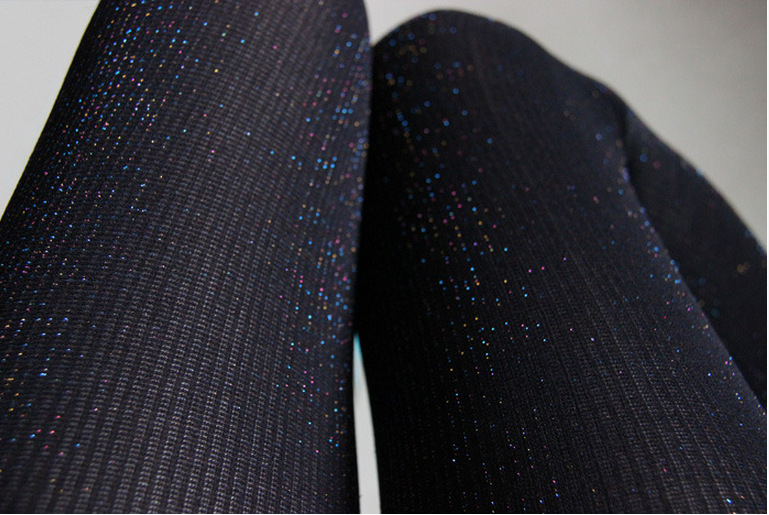 经典日系复古银葱袜 珠光亮丝连裤袜时尚包芯丝丝袜 打底袜女批发