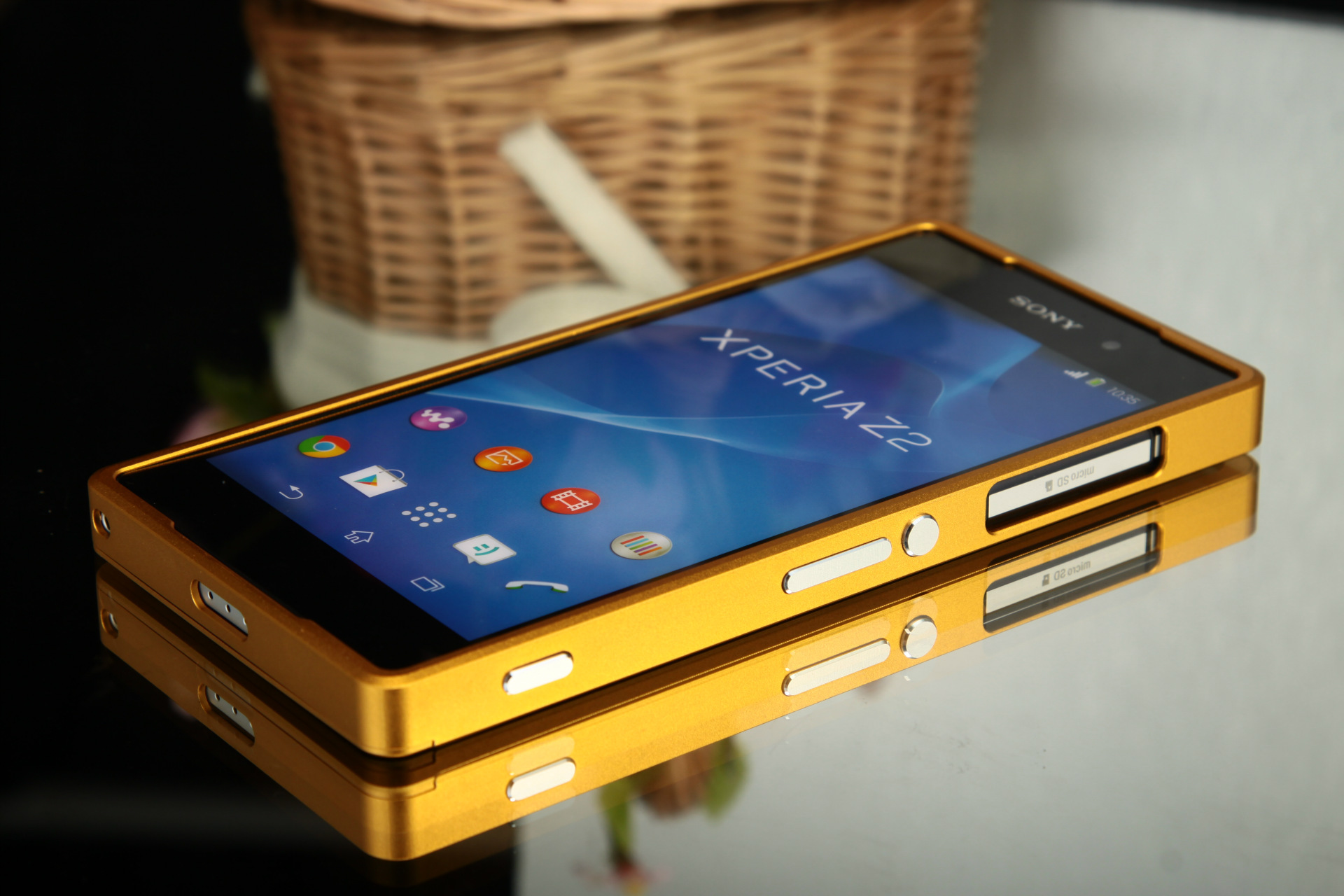 直销 索尼xperiaz2金属边框 超薄