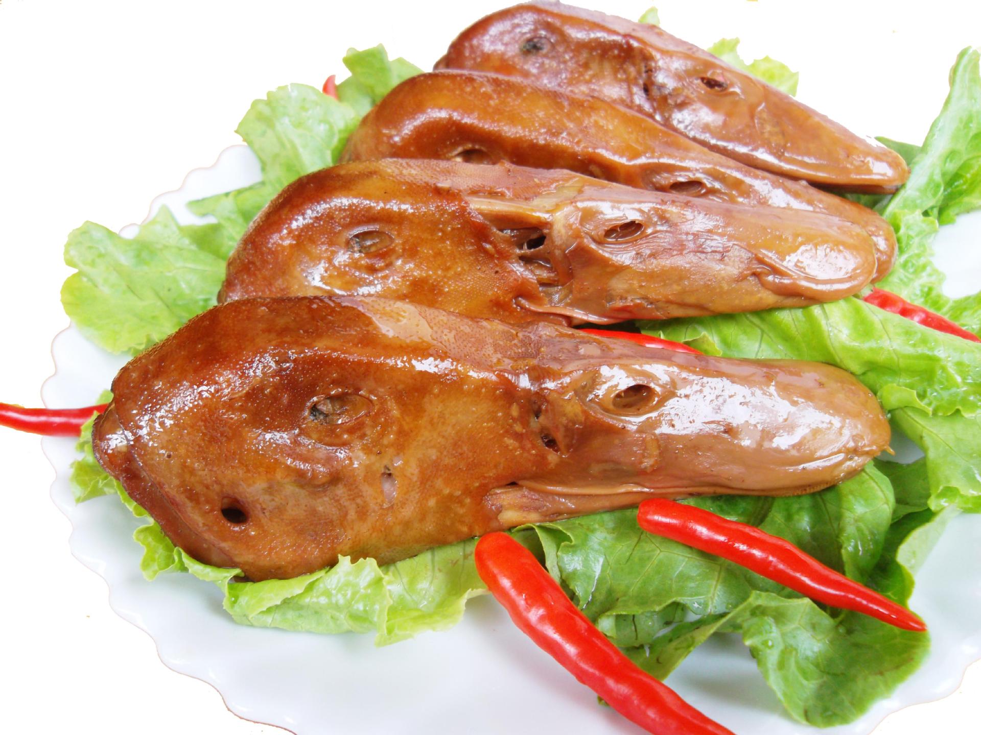 豪香鸭头湖南特产休闲熟食鸭肉类零食小吃纯手工制作卤汁真空包装