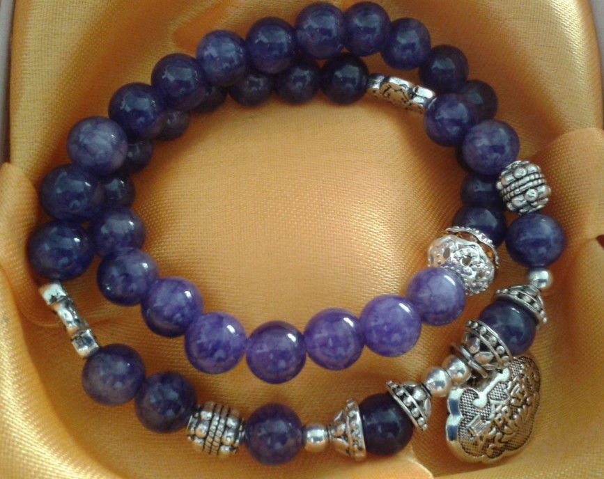 天然水晶手链猫眼石玛瑙复古情侣手链女款手链绕两圈批发