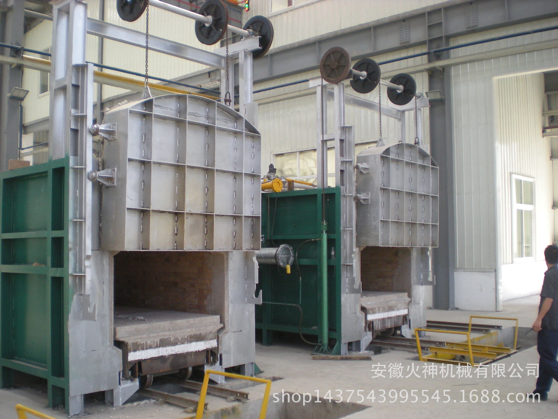 模壳焙烧炉_天然气隧道窑 隧道窑炉 模壳 设计