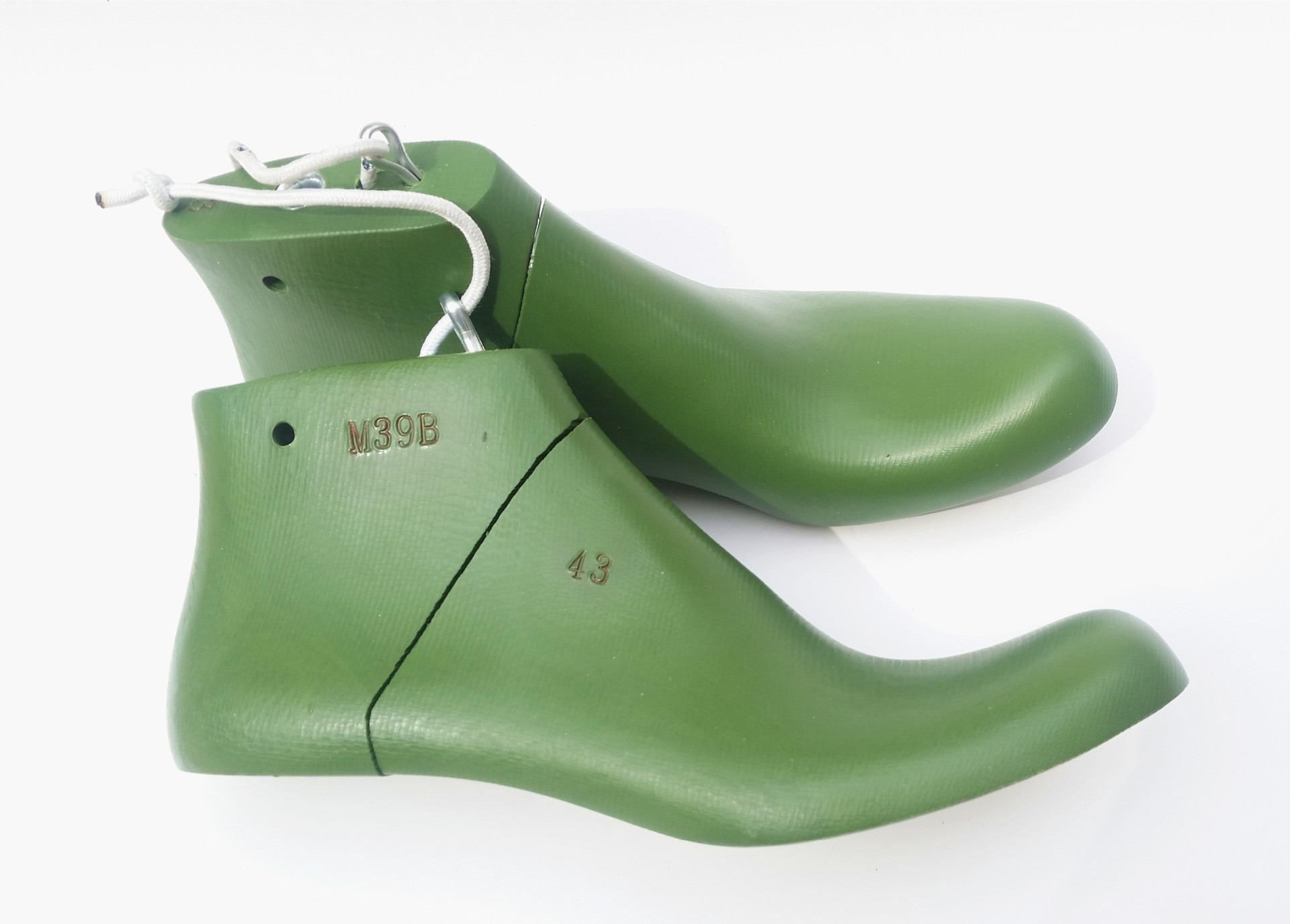 意大利风格男庄高帮靴子鞋楦头,圆头爆裂纹皮质高统鞋靴楦头m39b