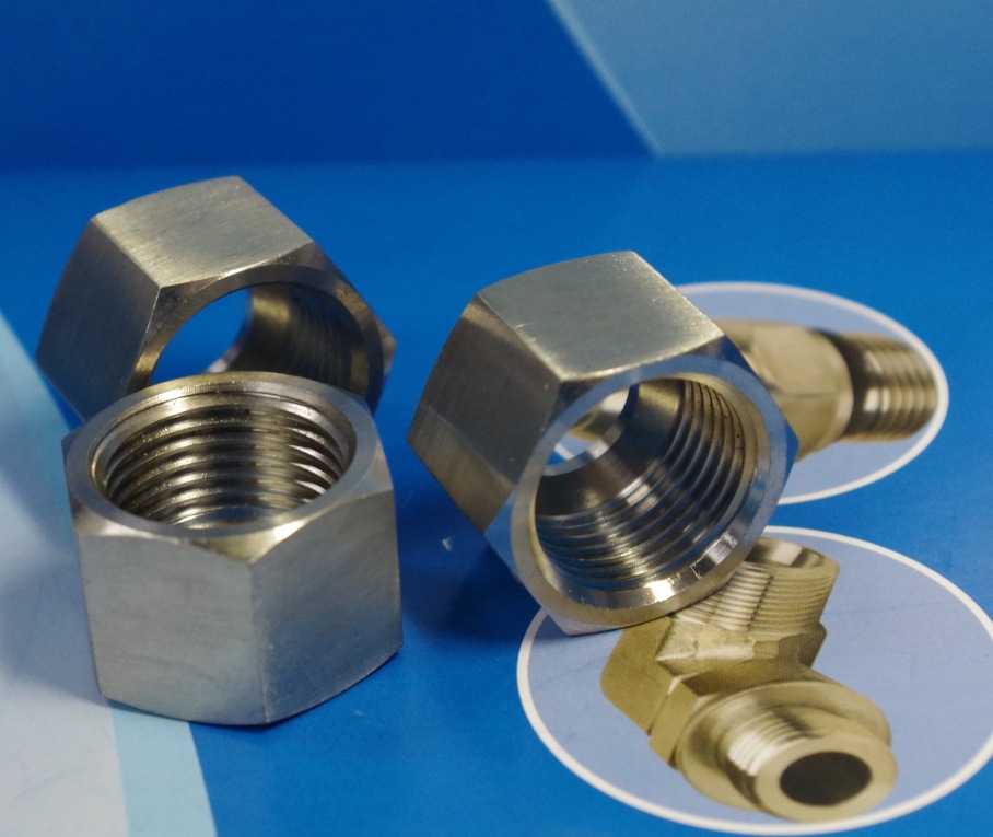 不锈钢管接头卡套螺母扣压螺母美制螺母公制螺母