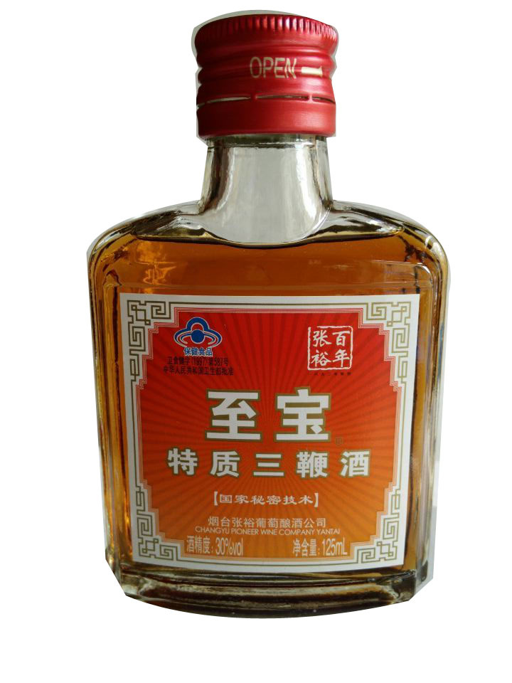 至宝张裕三鞭酒125ml*24瓶/箱