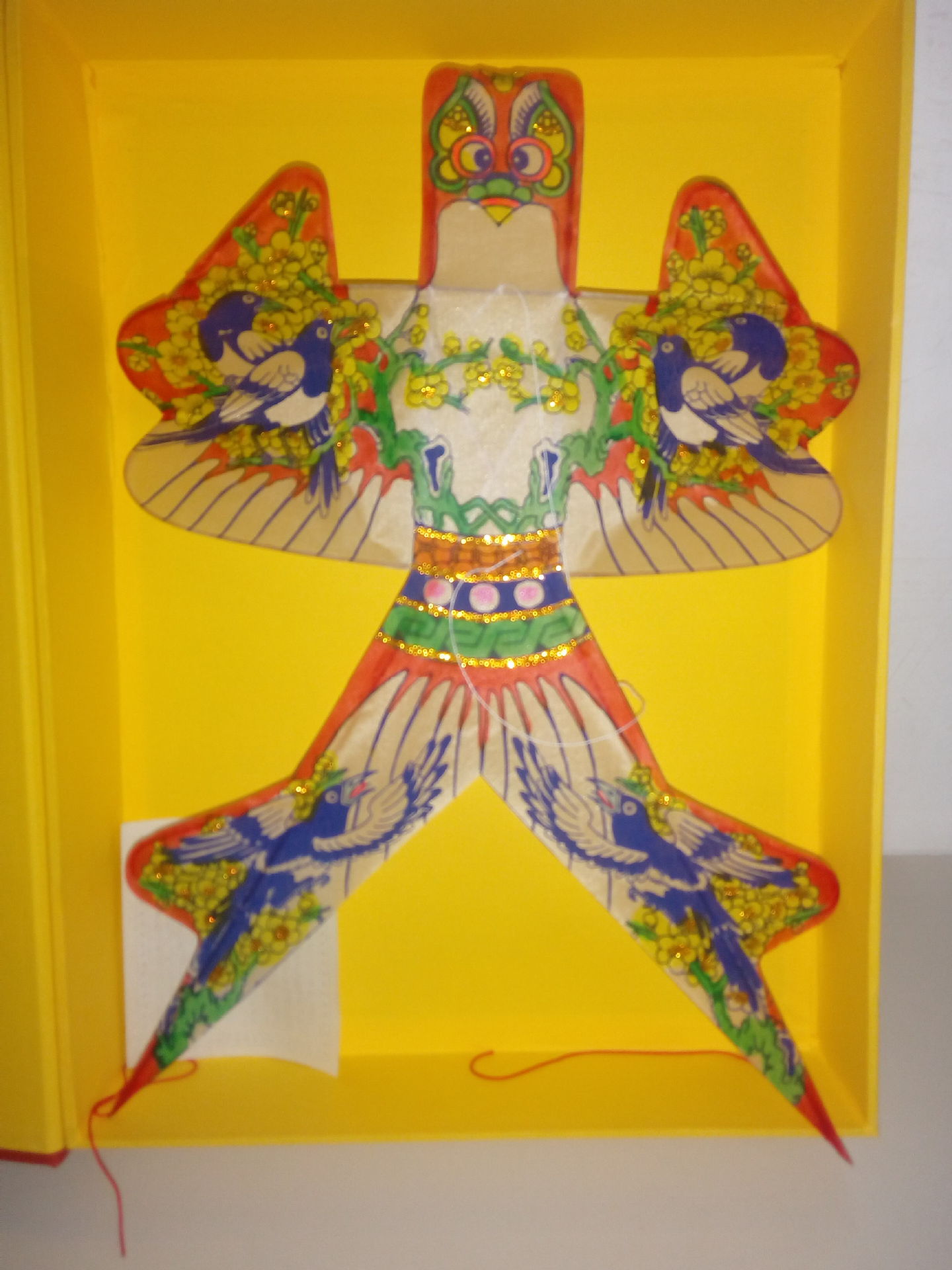 厂家批发微型迷你风筝纯手工竹子喜上眉梢沙燕 礼盒风筝 可放飞