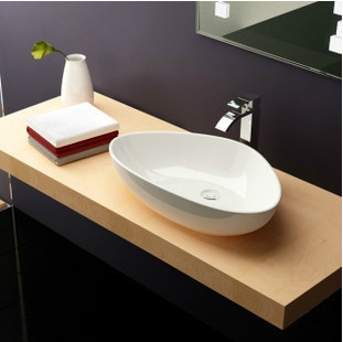 潮州陶瓷 oec艺术盆正品洗手盆 卫浴三角形台上式面盆酒店洗脸盆