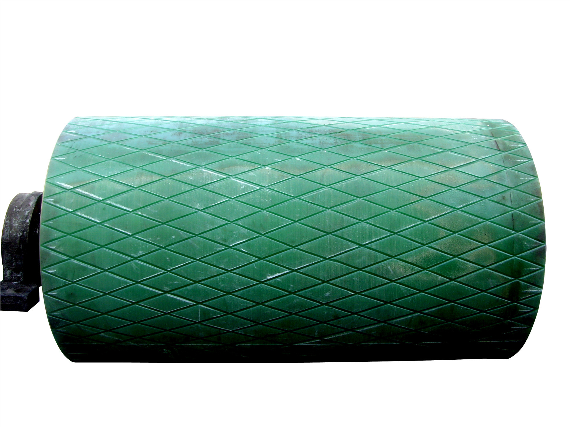 厂家直销聚氨酯滚筒表面菱形花纹耐磨滚筒质量保证价格优惠售后优