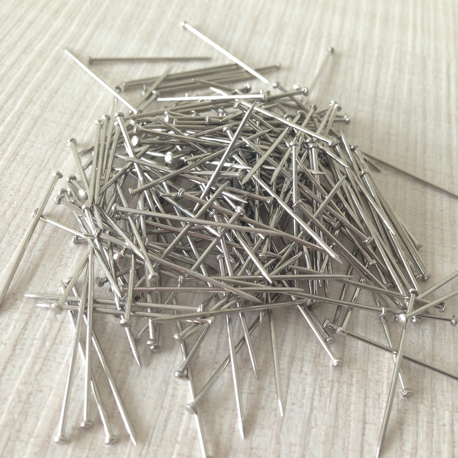 海歌2813镀镍大头针 2.7cm长 3#直别针 办公用品