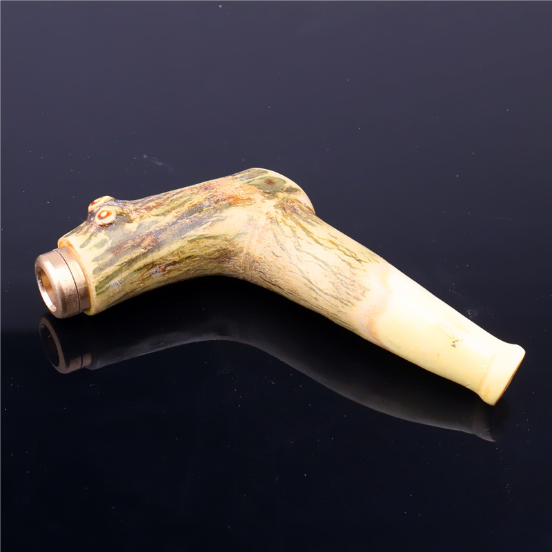 野生山柑木烟嘴可清洗循环双重过滤烟嘴 送礼 山柑烟嘴