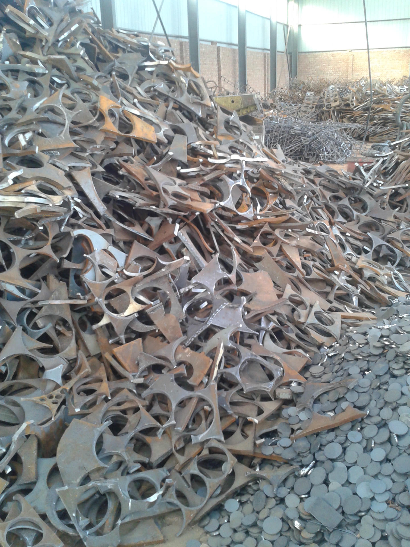 厂家直销铸造用q235废钢炉料,法兰盘边角料钢管头