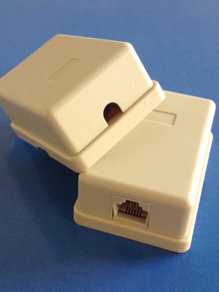 荐厂家直销 东莞6p4c电话电缆接线盒 单孔电话分线盒 批发
