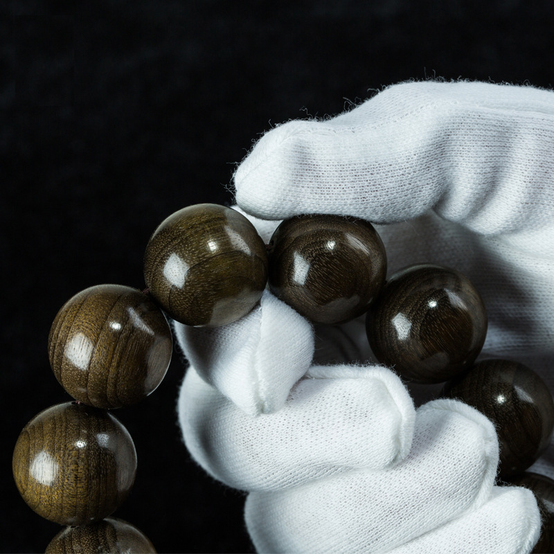 直销老料阴沉木金丝楠木手串四川千年料乌木男款佛珠手串手链