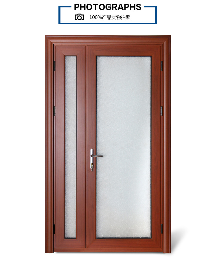 rgnl-45#铝合金门子母门 可配8cm分体包边和玻璃内置百叶