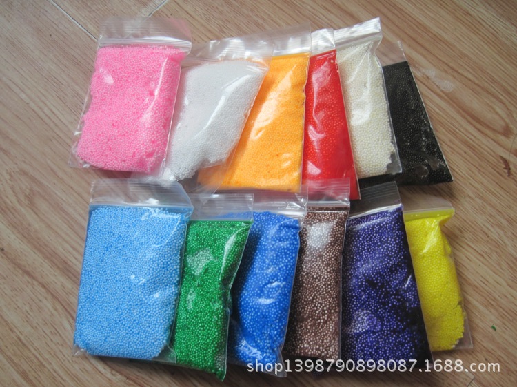 12色袋装珍珠泥雪花泥超轻粘土色彩纯正环保无毒手工diy