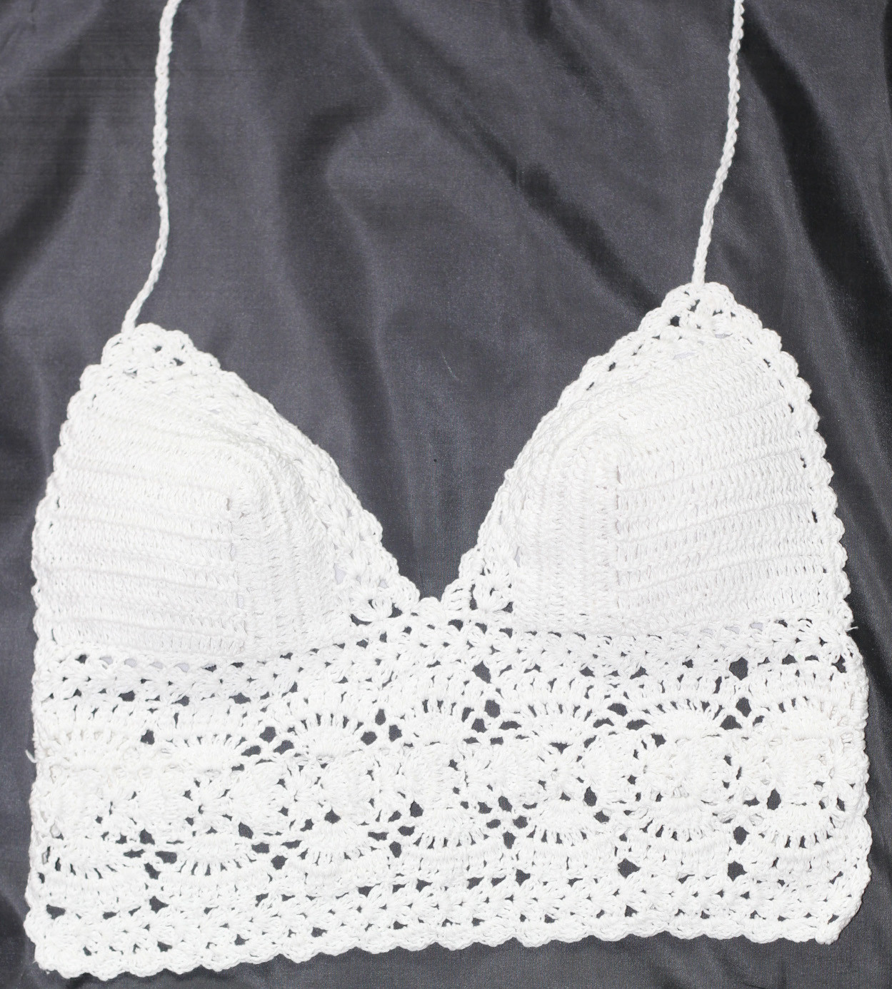 欧美爆款手钩比基尼 女士性感沙滩手工编织文胸内衣064