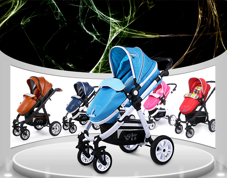 bair高景观婴儿推车 充气轮婴儿车 可躺可坐超高儿童推车 批发