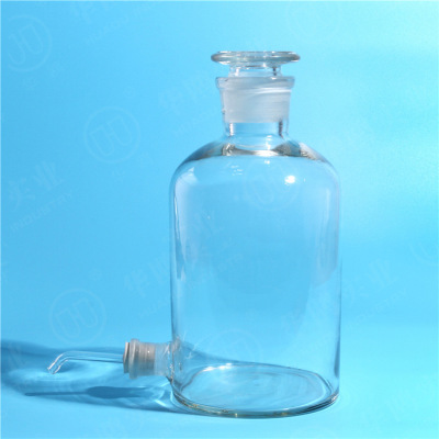 华鸥厂家批发放水瓶 白色放水瓶2500ml,5000ml 玻璃透明下口瓶