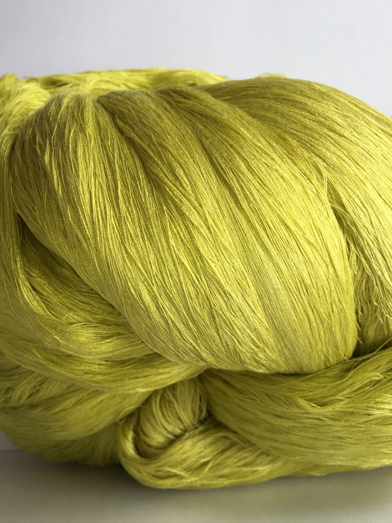 厂家供应优质绢丝纱线 60nm/2 色筒纱 100%绢丝