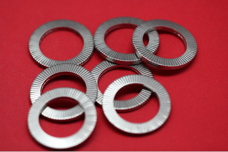 不锈钢达克罗l碟形防松垫圈 双叠自锁垫圈双面齿锁紧垫片防松平垫