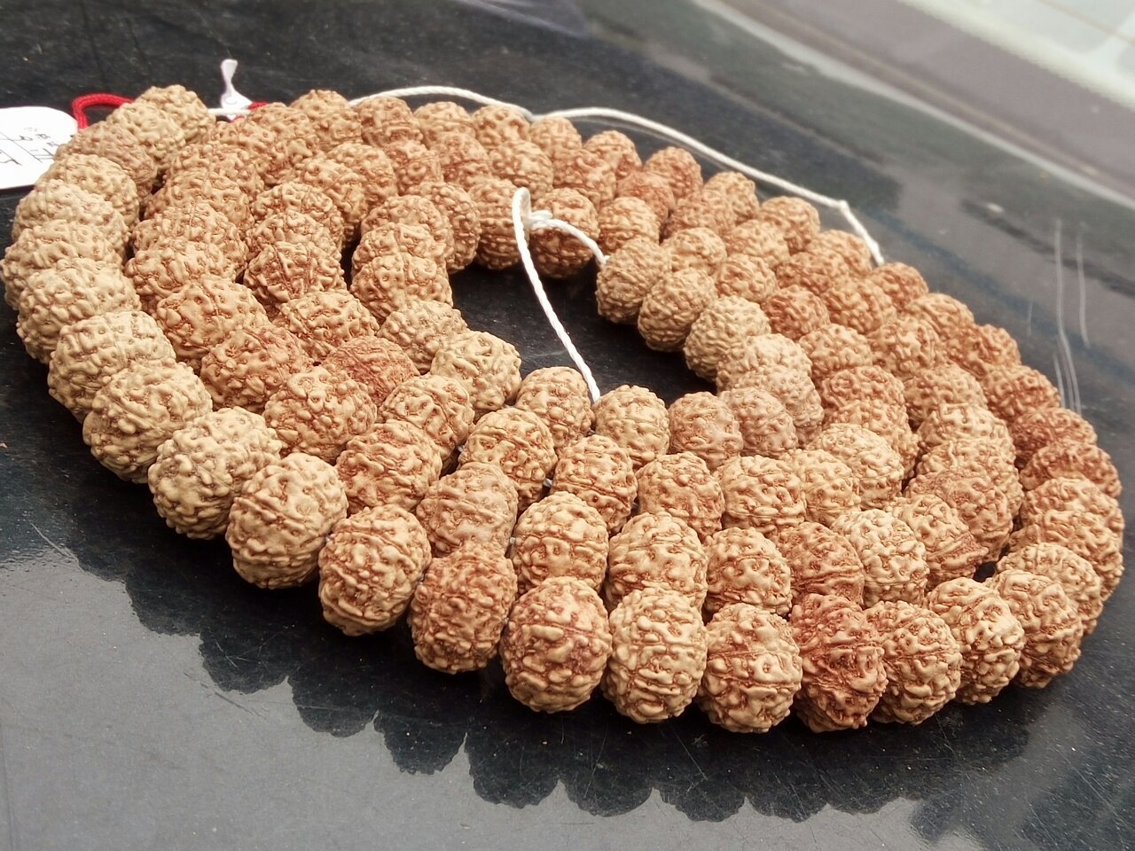 源头厂家 精品九瓣红皮飞碟金刚108颗金刚菩提佛珠批发,金刚菩提