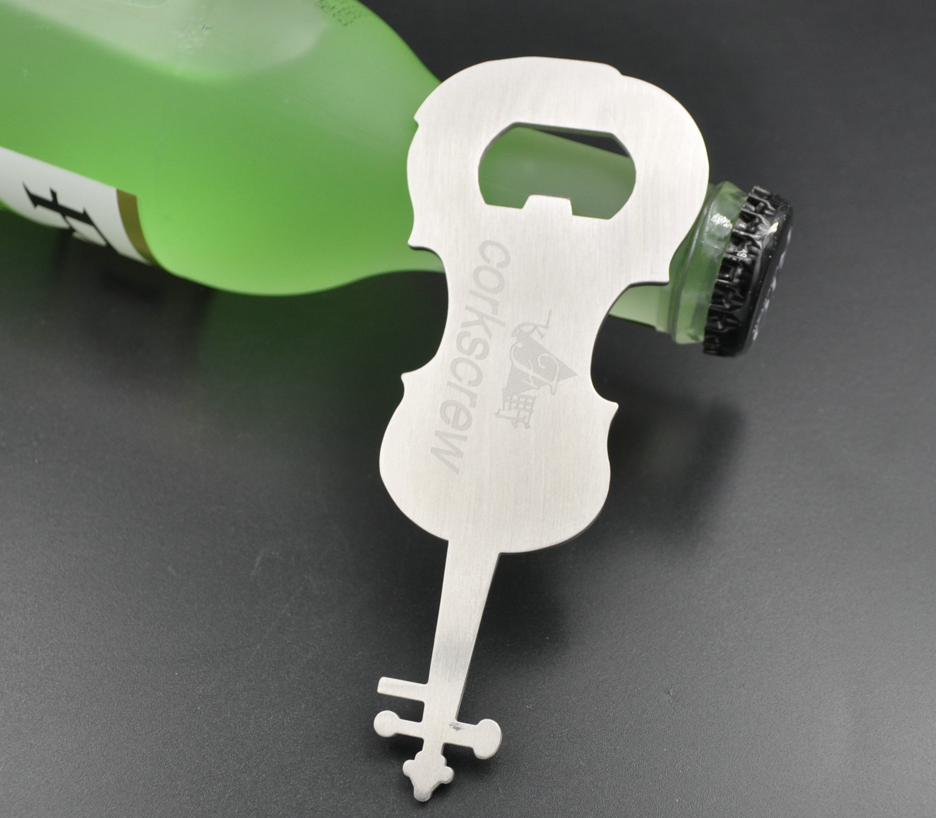 厂家直销 创意吉他形状开瓶器 不锈钢开瓶器 启瓶器 可定制批发