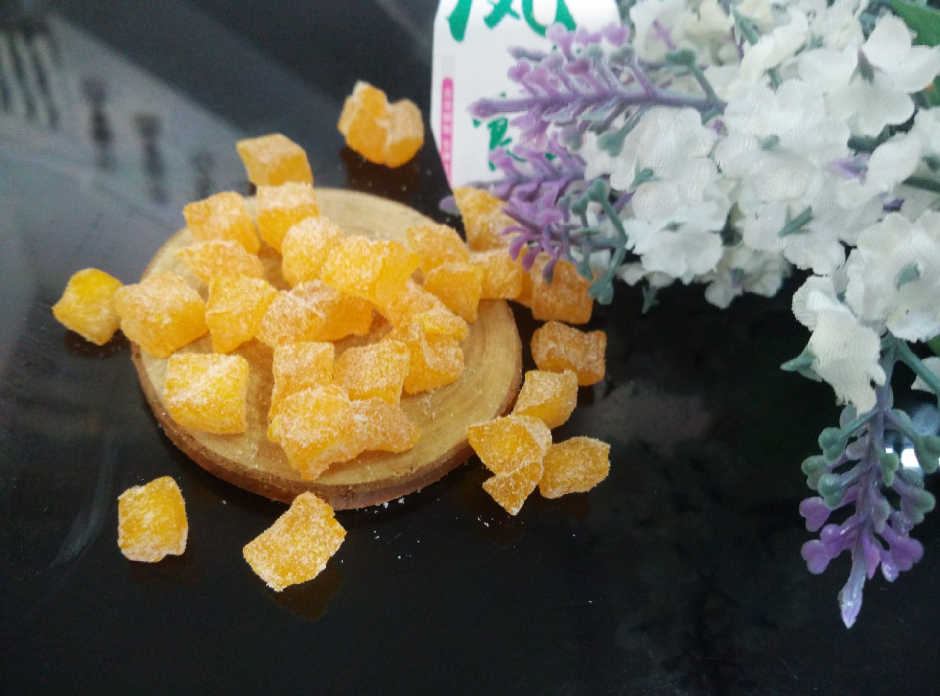 哈密瓜丁水果茶原料果粒茶果丁 木瓜粒 苹果粒菠萝丁花果茶10斤装