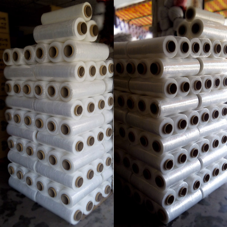 pe打包拉伸围膜保护膜拉伸包装缠绕膜收缩膜透明食品工厂打包膜