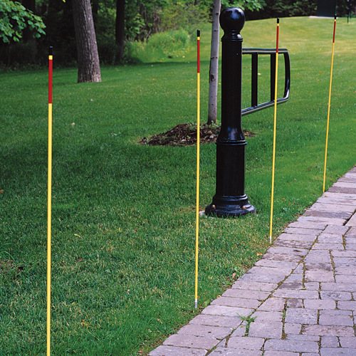 厂家直销玻璃纤维标志杆*示杆路标杆玻璃钢杆带锥尖