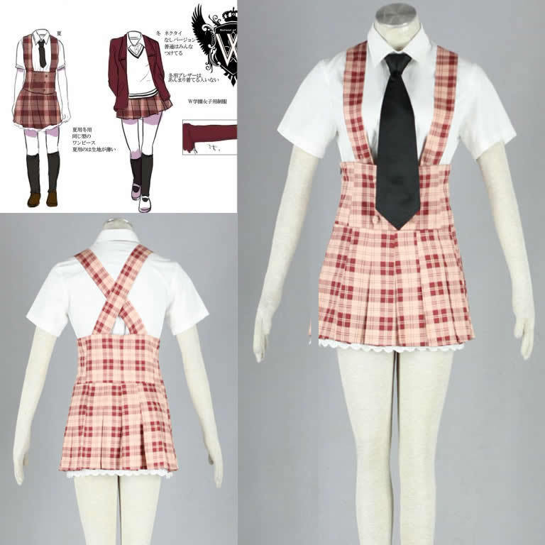 cosplay动漫服装 黑塔利亚aph-世界w学院女装校服2代-b143