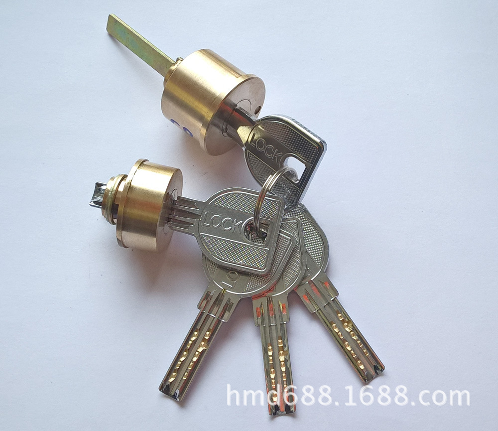 超b级全铜8字电子锁锁芯 花生形台湾锁芯 出口锁芯