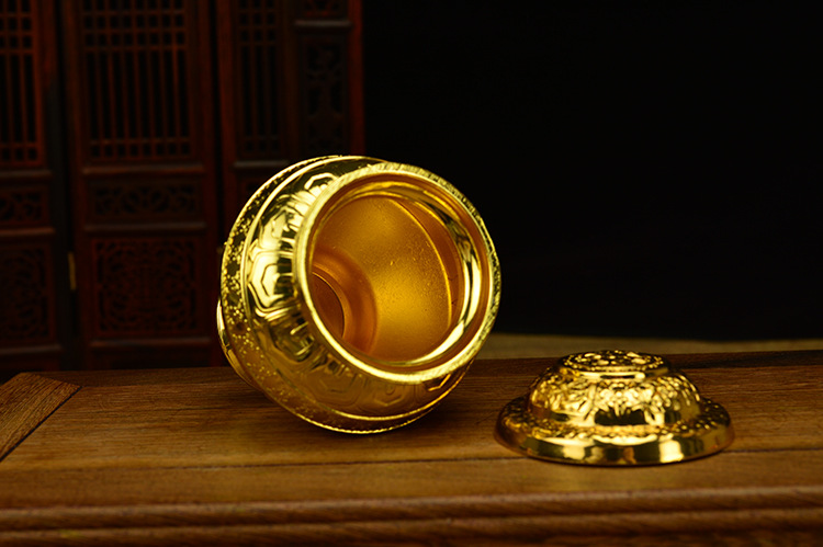 厂价直供 镀金合金如意宝瓶 八吉祥宝瓶 大中小号