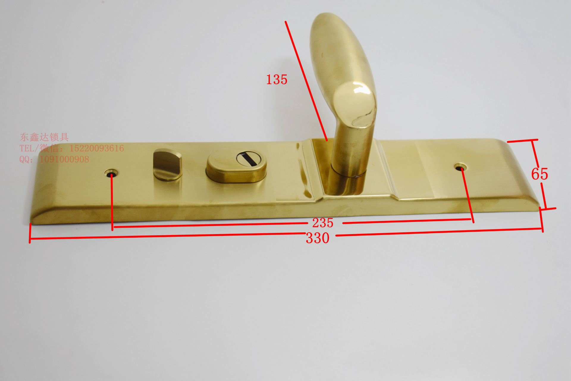 优质豪华不锈钢304大门锁 入户大门锁 钛金不锈钢锁 不锈钢大门锁