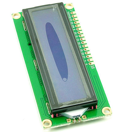 lcd1602 蓝屏带背光 lcd显示屏 1602a-5v 蓝底白字 带背光显示屏