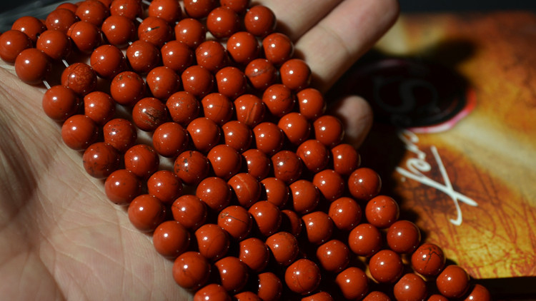 High Quality Natural Warring States Redstone round Beads Saffron Stone Scattered Beads like Southern Red Agate Diy Ornament Accessories Wholesale