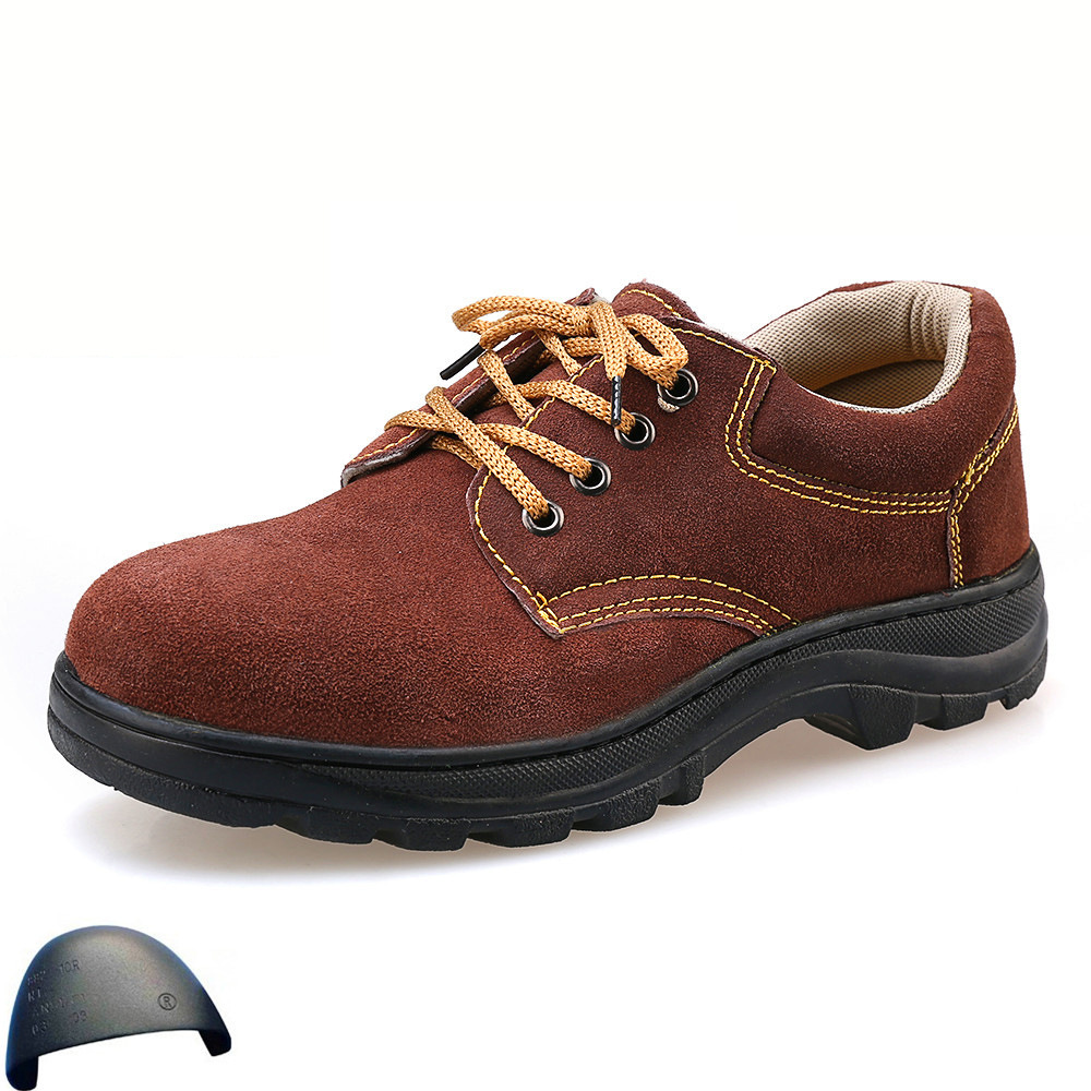 高密牛皮劳保鞋男女防砸防刺穿工作安全鞋绝缘夏季透气凉鞋