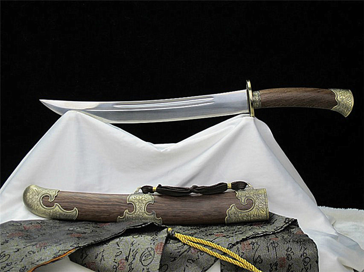 正品厂家直销龙泉宝剑 短剑 清刀 腰刀 镇宅收藏小剑 批发未开刃